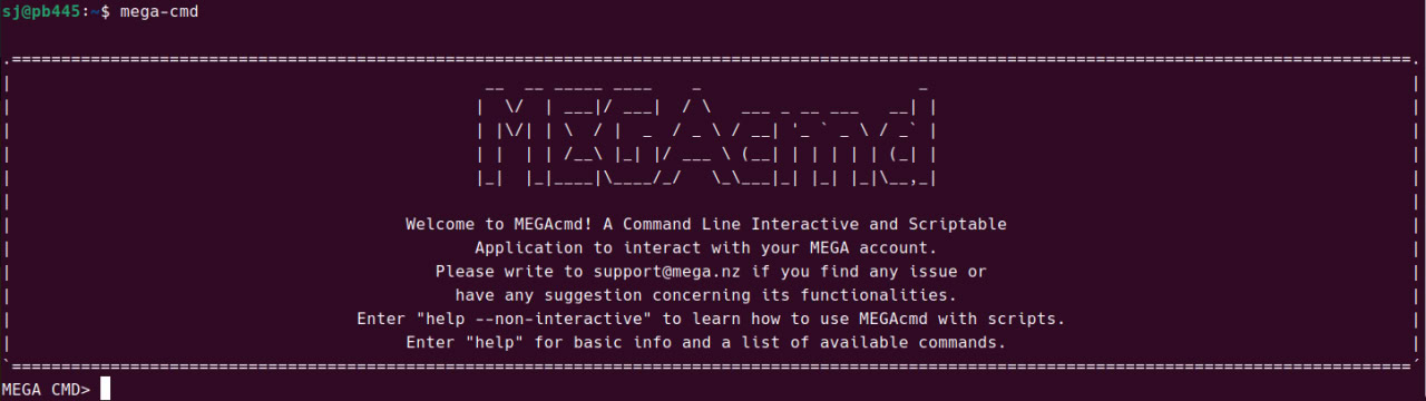MEGA CMD 命令行界面